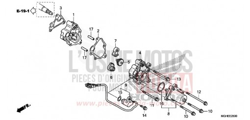 DEMULTIPLICATEUR VFR1200XDE de 2014